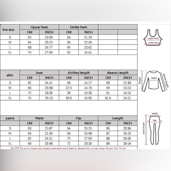 BRAND NEW IN PACKAGE Yoga/Fitness 3- Piece Set.      * NEVER WORN - Picture 6 of 6